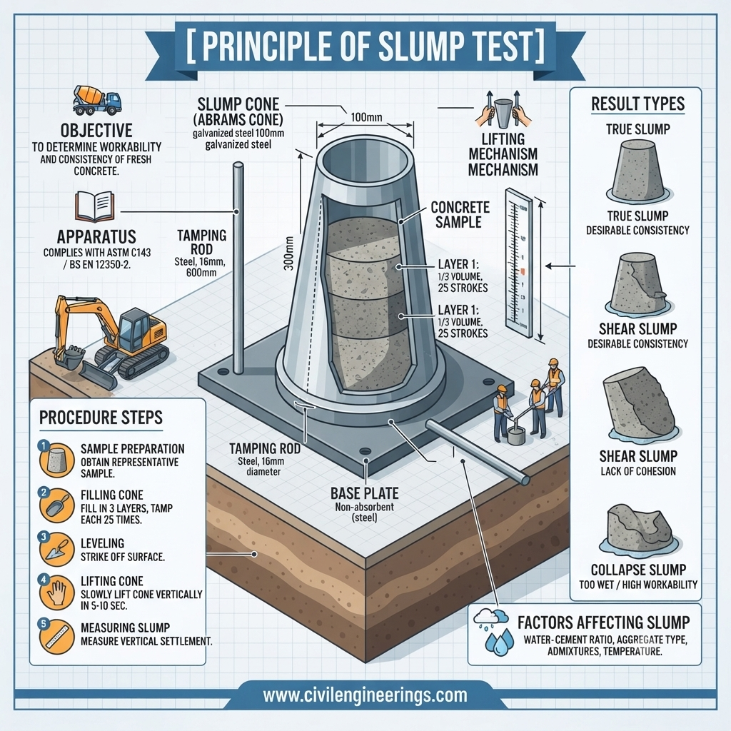 principle-of-slump-test