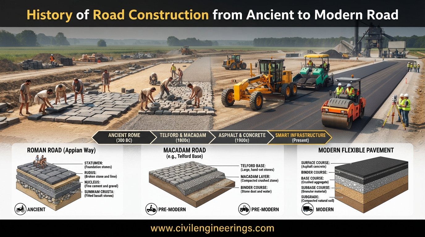 History of Road Construction