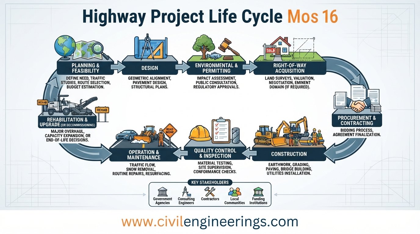 Highway Project Life Cycle