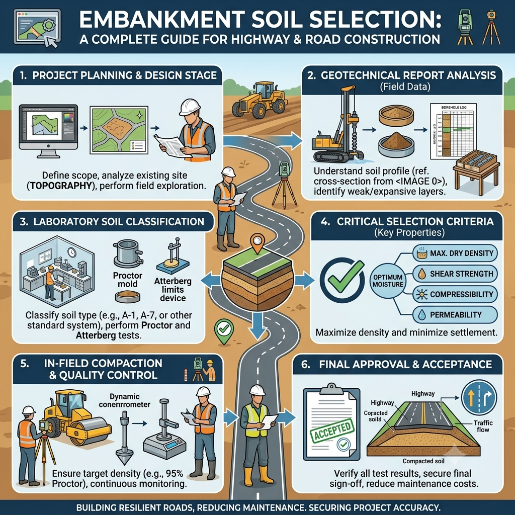 embankment-soil-selection