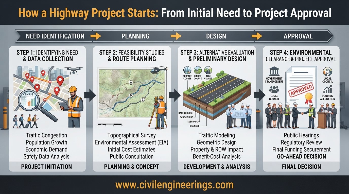 How a Highway Project Starts