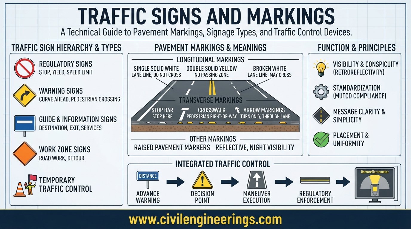 Traffic Signs and Markings