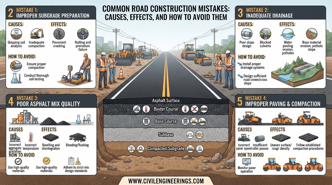 Common Road Construction Mistakes
