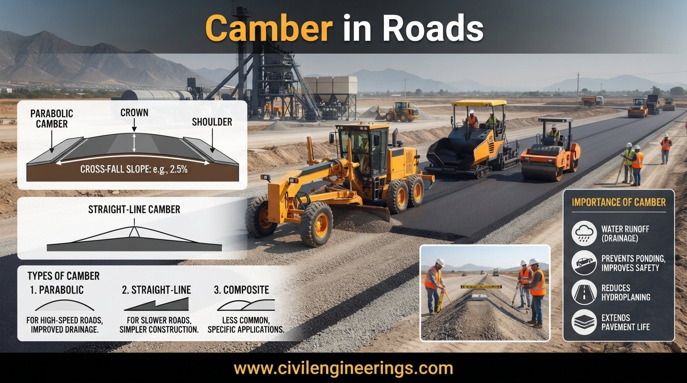 Camber in Roads
