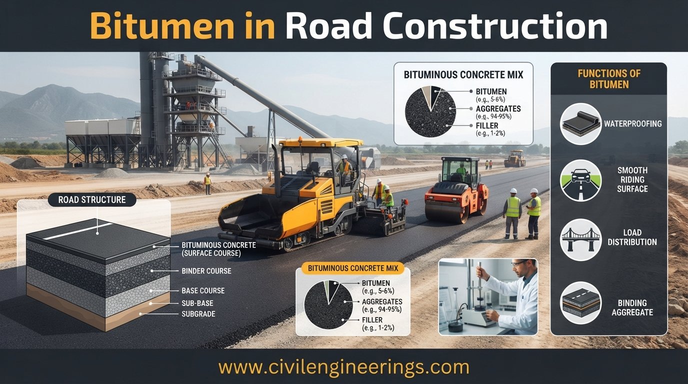 Bitumen in Road Construction