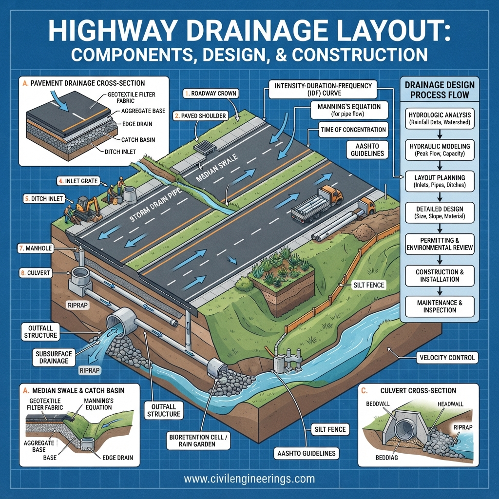 highway-drainage-layout